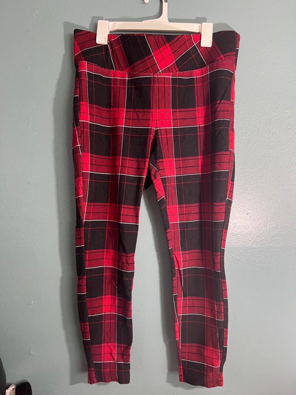 **3 for $12** torrid Red and Black Plaid Leggings